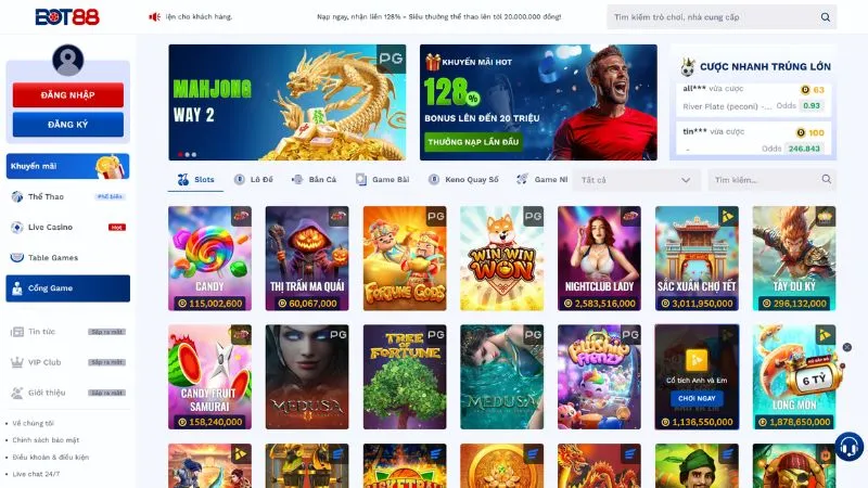 Các dịch vụ tốt nhất tại BOT88
