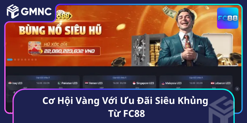 Cơ Hội Vàng Với Ưu Đãi Siêu Khủng Từ FC88
