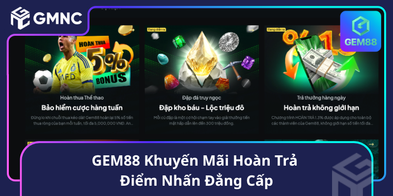 GEM88 Khuyến Mãi Hoàn Trả – Điểm Nhấn Đẳng Cấp